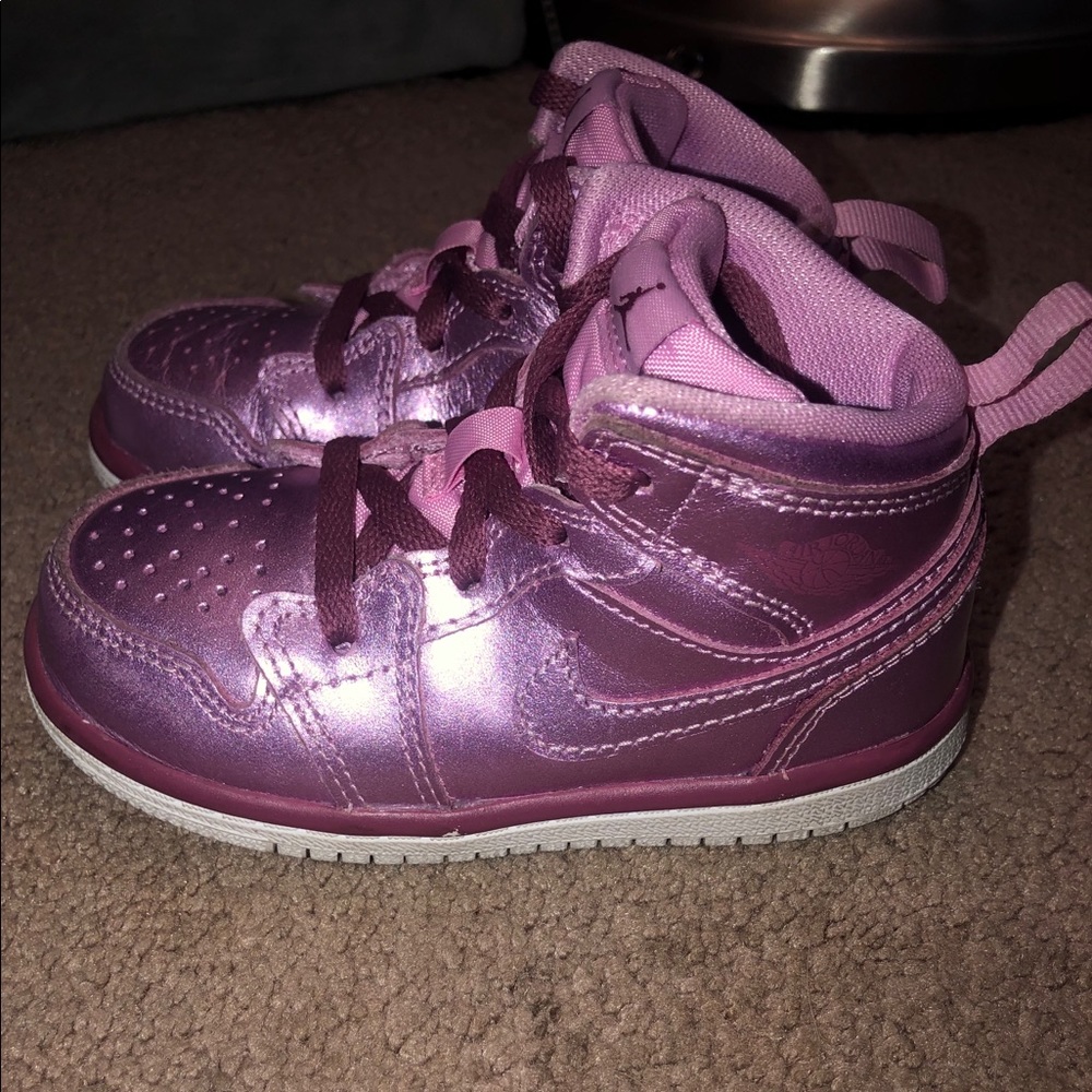 Jordan 1s Metallic Pink